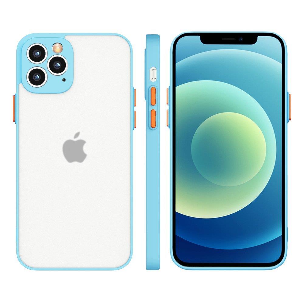 Milky dėklas silikoninis lankstus permatomas dėklas Xiaomi Redmi 9T mėlynas