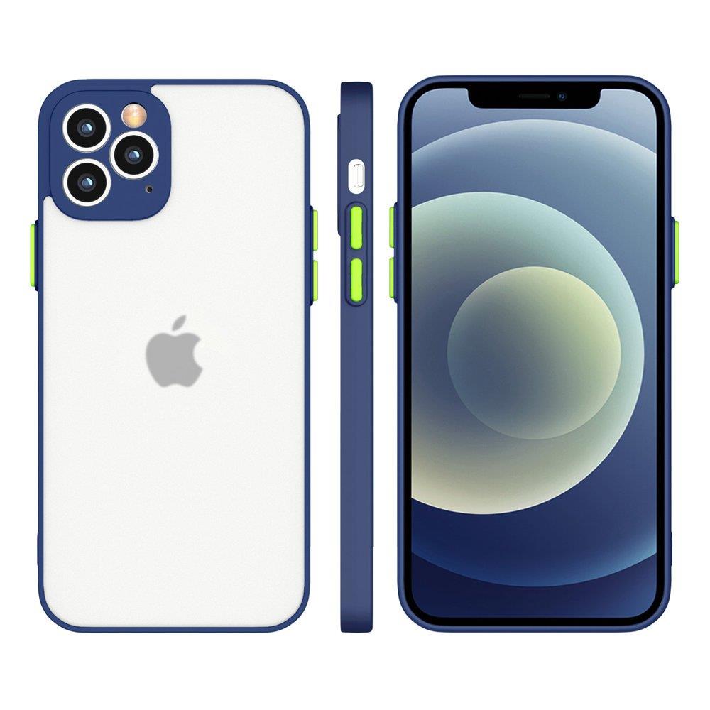 Milky dėklas silikoninis lankstus permatomas dėklas Xiaomi Redmi 9T tamsiai mėlynas