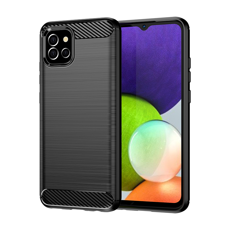 Carbon Чехол гибкий для Samsung A03S EU (166.5) чёрный