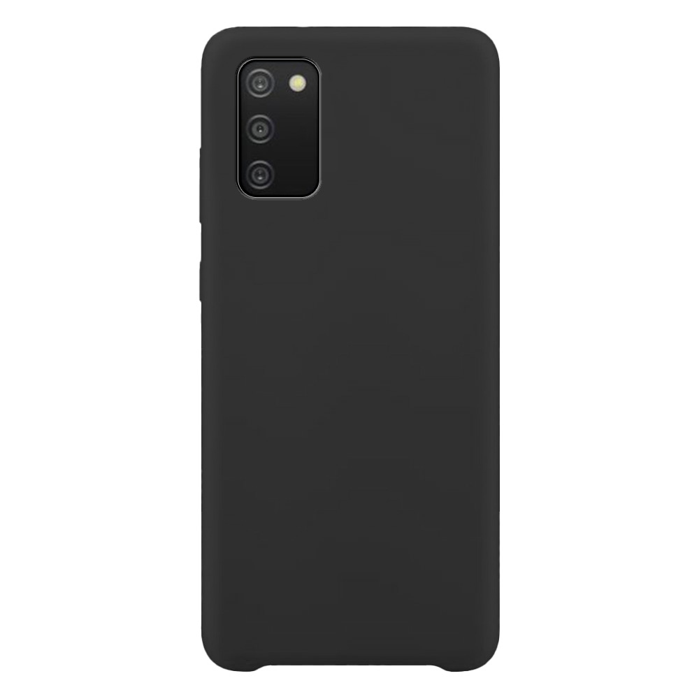 Silikoninis dėklas minkštas lankstus guminis dėklas Samsung Galaxy A03s juodas