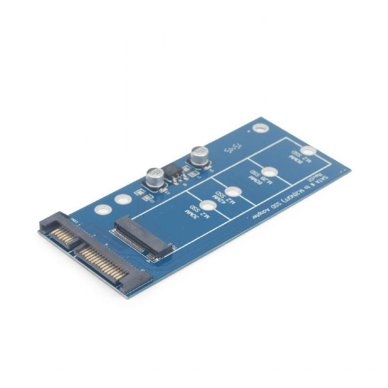 Адаптер M.2 SSD SATA — M.2 EE18-M2S3PCB-01 GEMBIRD