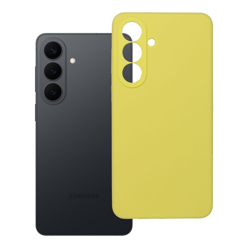 Dėklas SILICONE 2mm skirtas SAMSUNG S26 Plus lemon