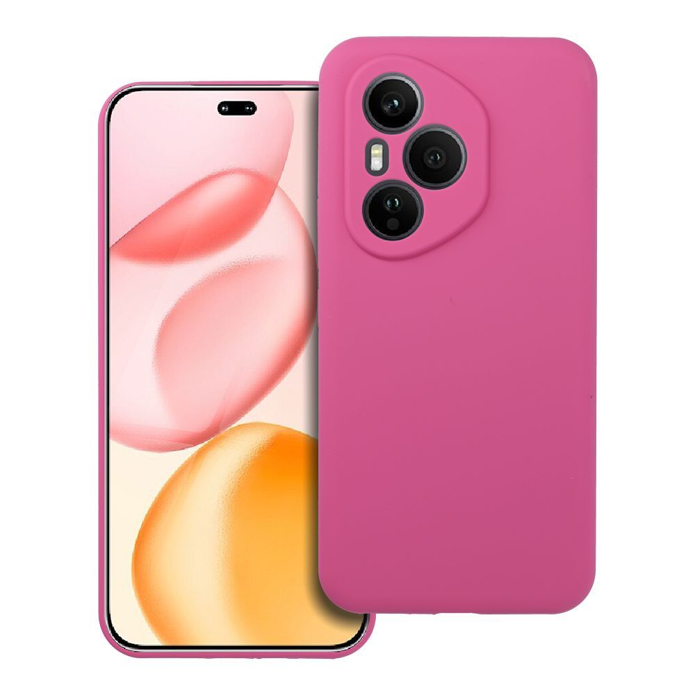 Silikoninis dėklas 2mm HONOR 400 Pro rožinis