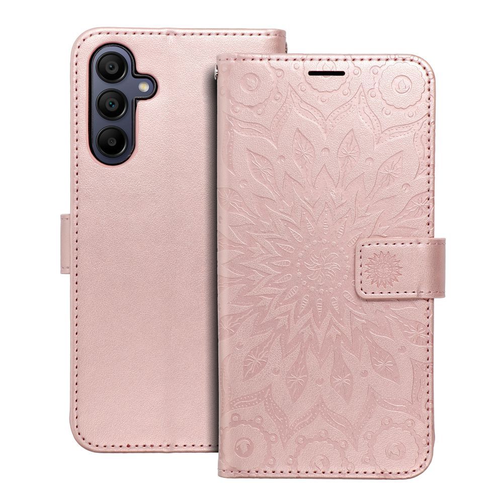 MEZZO Dėklas telefonui SAMSUNG A15 4G / A15 5G mandala rožinis auksas