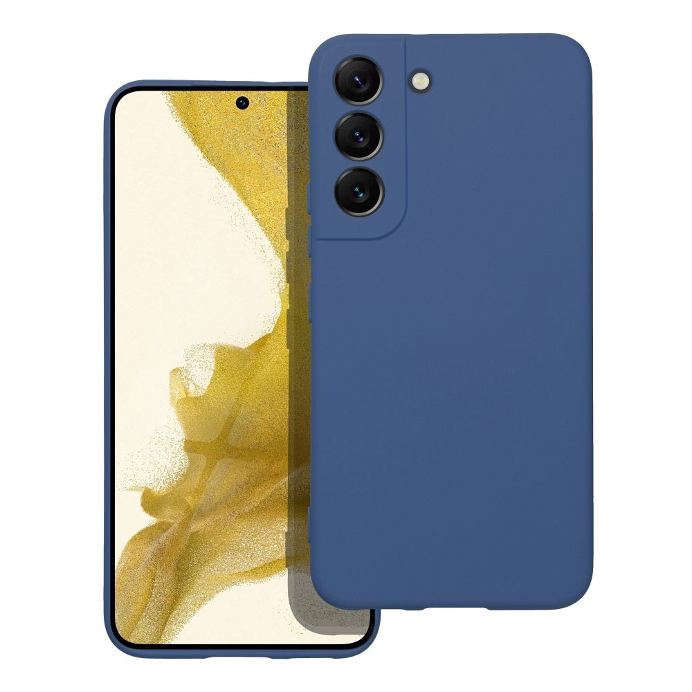SILIKONINIS dėklas telefonui SAMSUNG S22 mėlynas