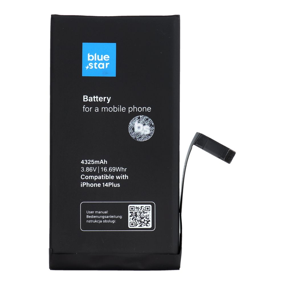 Аккумулятор для iPhone 14 PLUS 4325 мАч Blue Star HQ