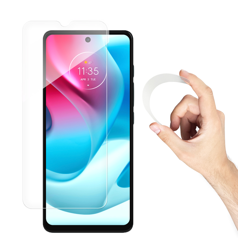 Nano Flexi Hybrid lankstus stiklo plėvelės grūdintas stiklas Moto G60s