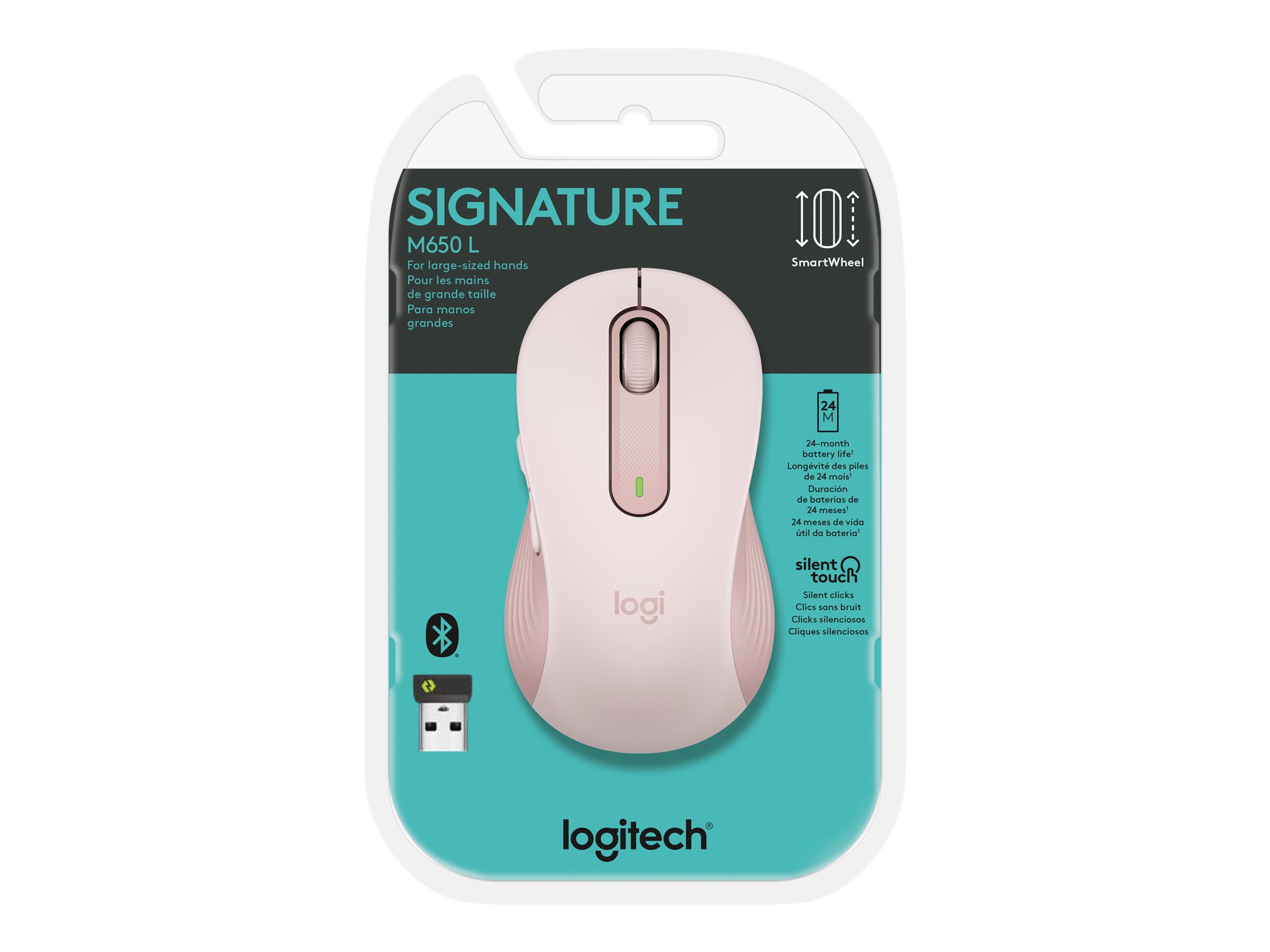 LOGI Signature M650 L didelė optinė pelė
