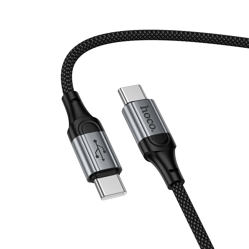 Кабель USB C to CUSB Hoco PD 60W 1,5 m X121 черный