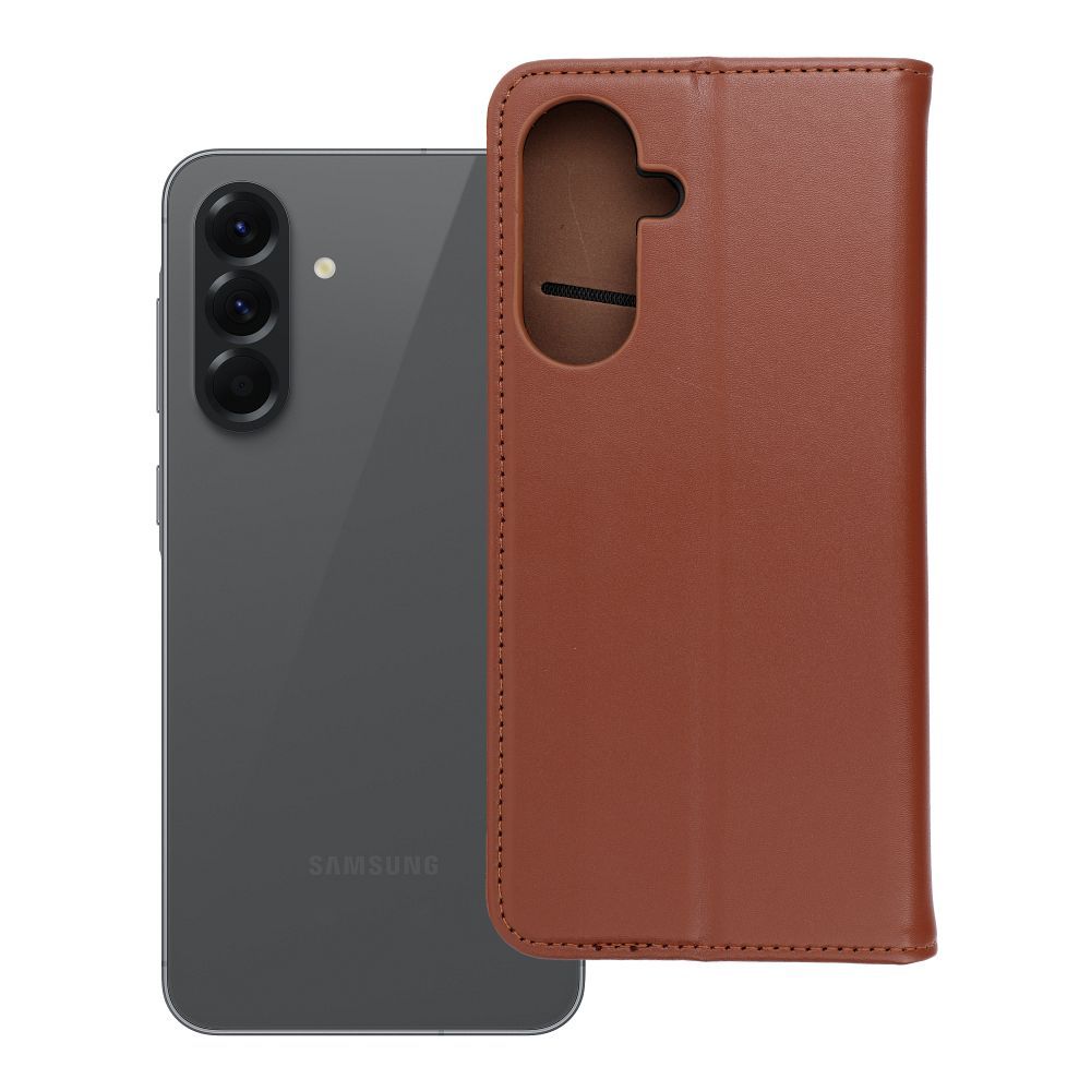 SMART PRO Book odinis dėklas telefonui SAMSUNG A56 5G - rudas