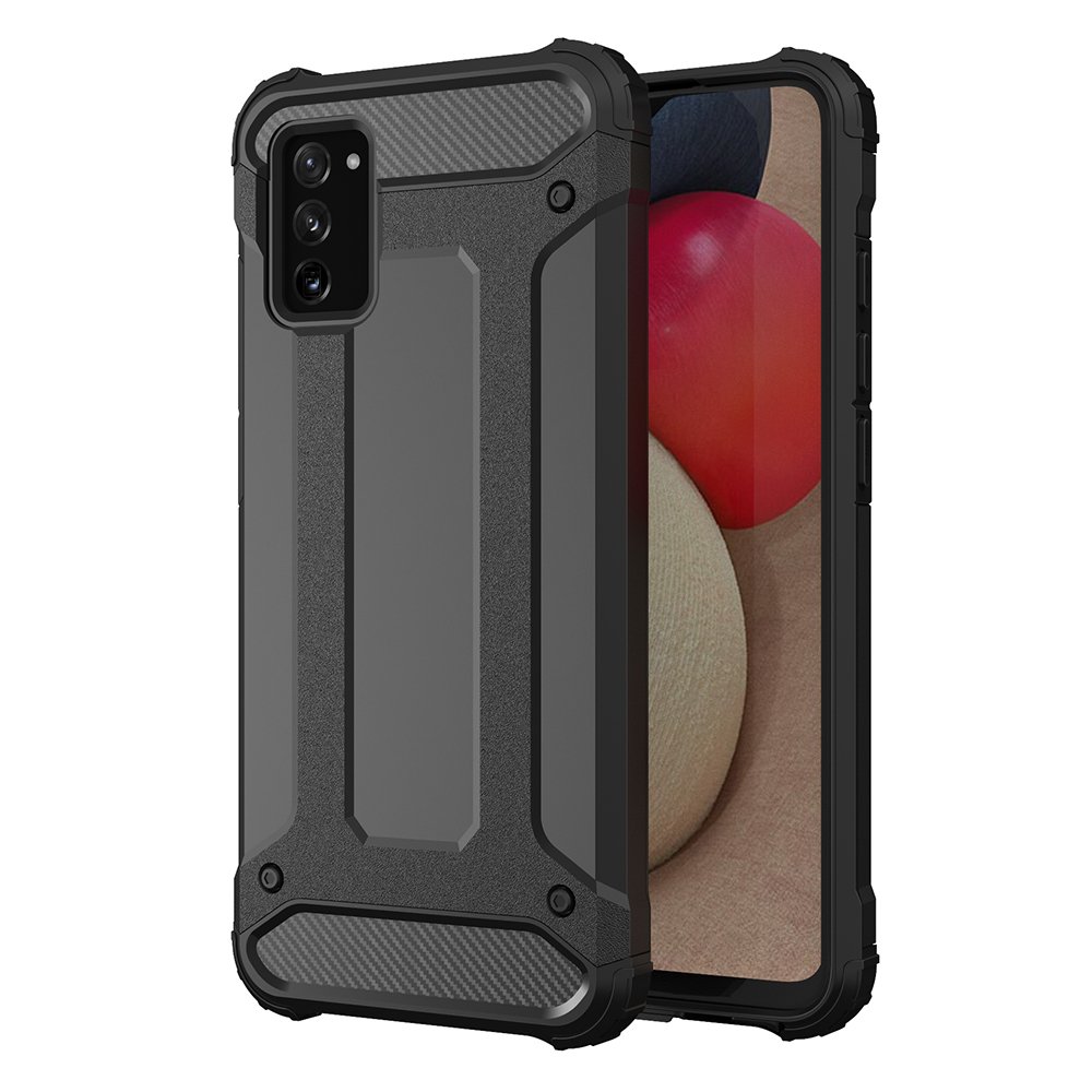 Hybrid Armor Case прочный защитный чехол для Samsung Galaxy A03s чёрный