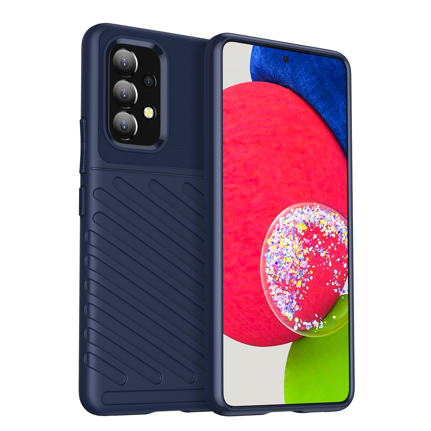 Thunder Case гибкий бронированный чехол для Samsung Galaxy A53 5G синий