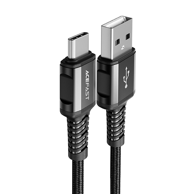 Acefast USB кабель - USB Type C 1.2m, 3A чёрный (C1-04 black)