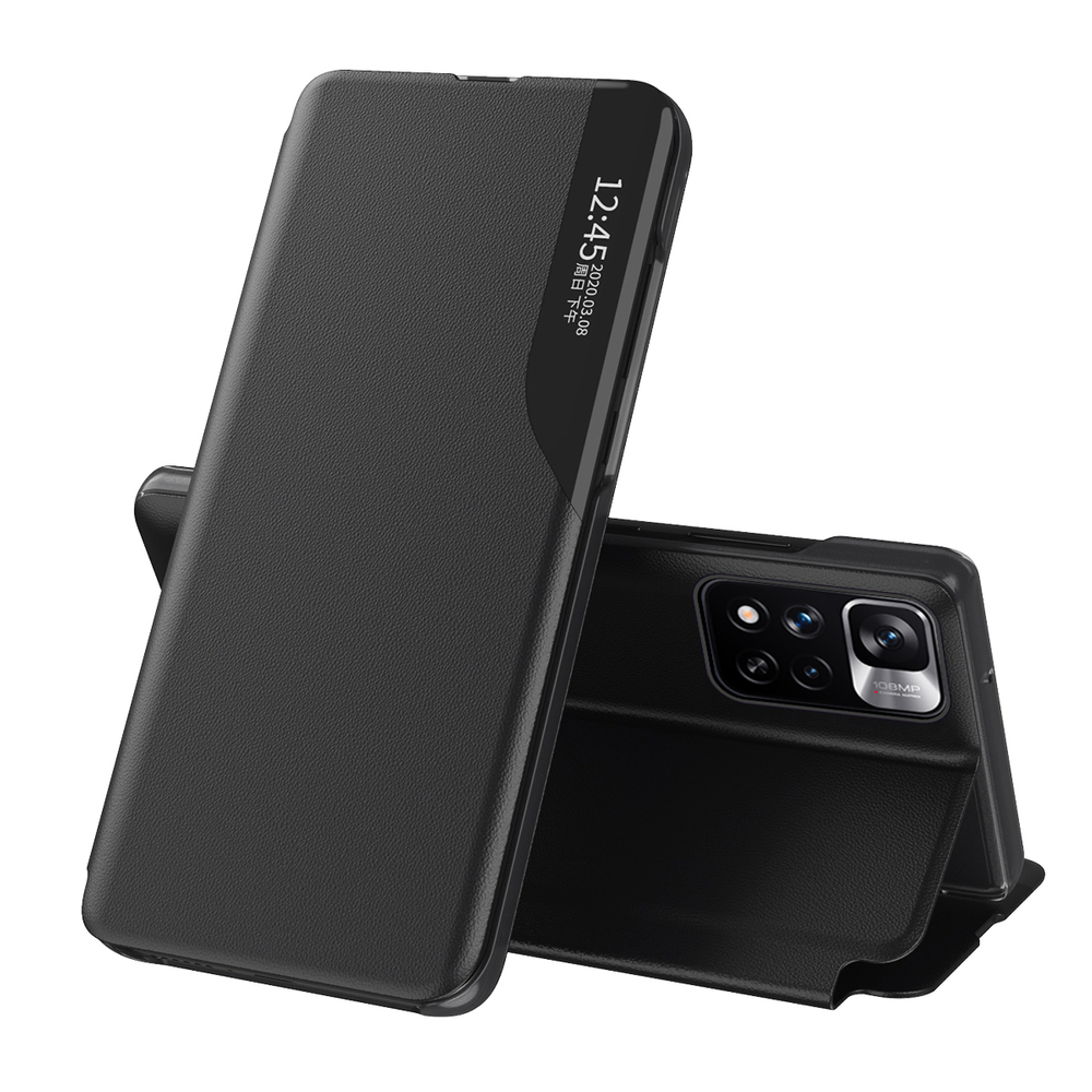 Dėklas telefonui Xiaomi Redmi Note 11 Pro+ 5G (China) / 11 Pro 5G (China) / Mi11i HyperCharge / Poco X4 NFC 5G iš anglies pluošto, lankstus - juodas