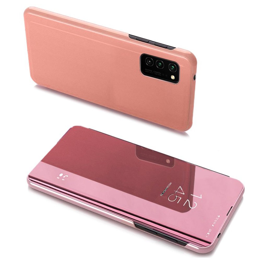 Чехол Clear View для Samsung Galaxy A03s (166.5) розовый