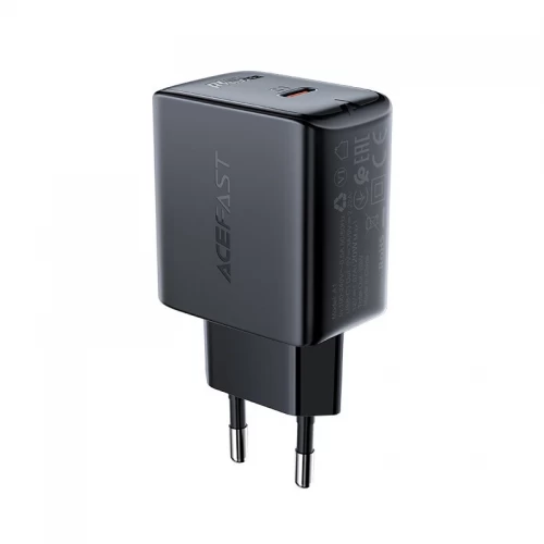 Įkroviklis Acefast A1 PD20W USB-C juodas