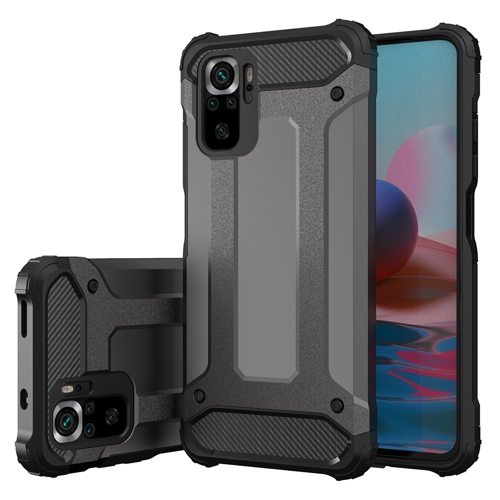 Hybrid Armor бронированный гибридный чехол Xiaomi Redmi Note 11 Pro+ 5G (China) / 11 Pro 5G (China) / Mi11i HyperCharge / Poco X4 NFC 5G чёрный