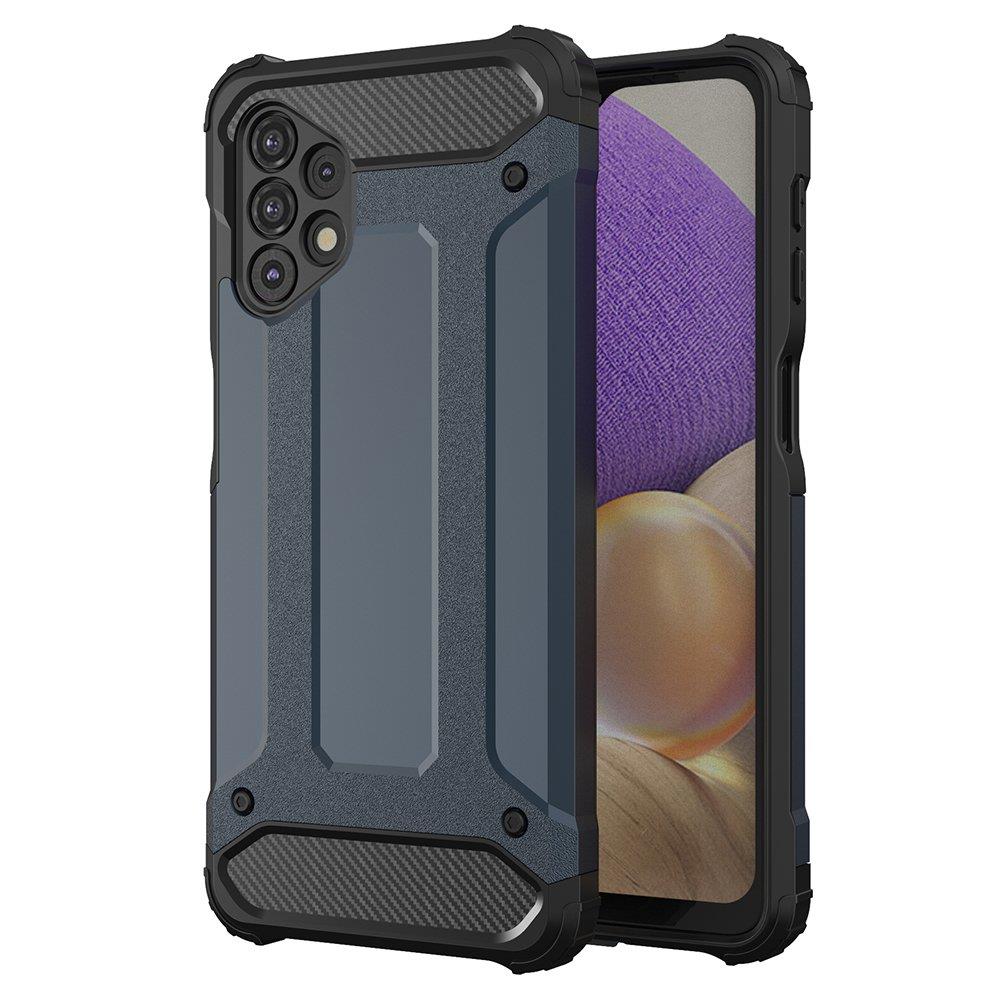 Hibridinis šarvuotas dėklas Samsung Galaxy A73 mėlynas