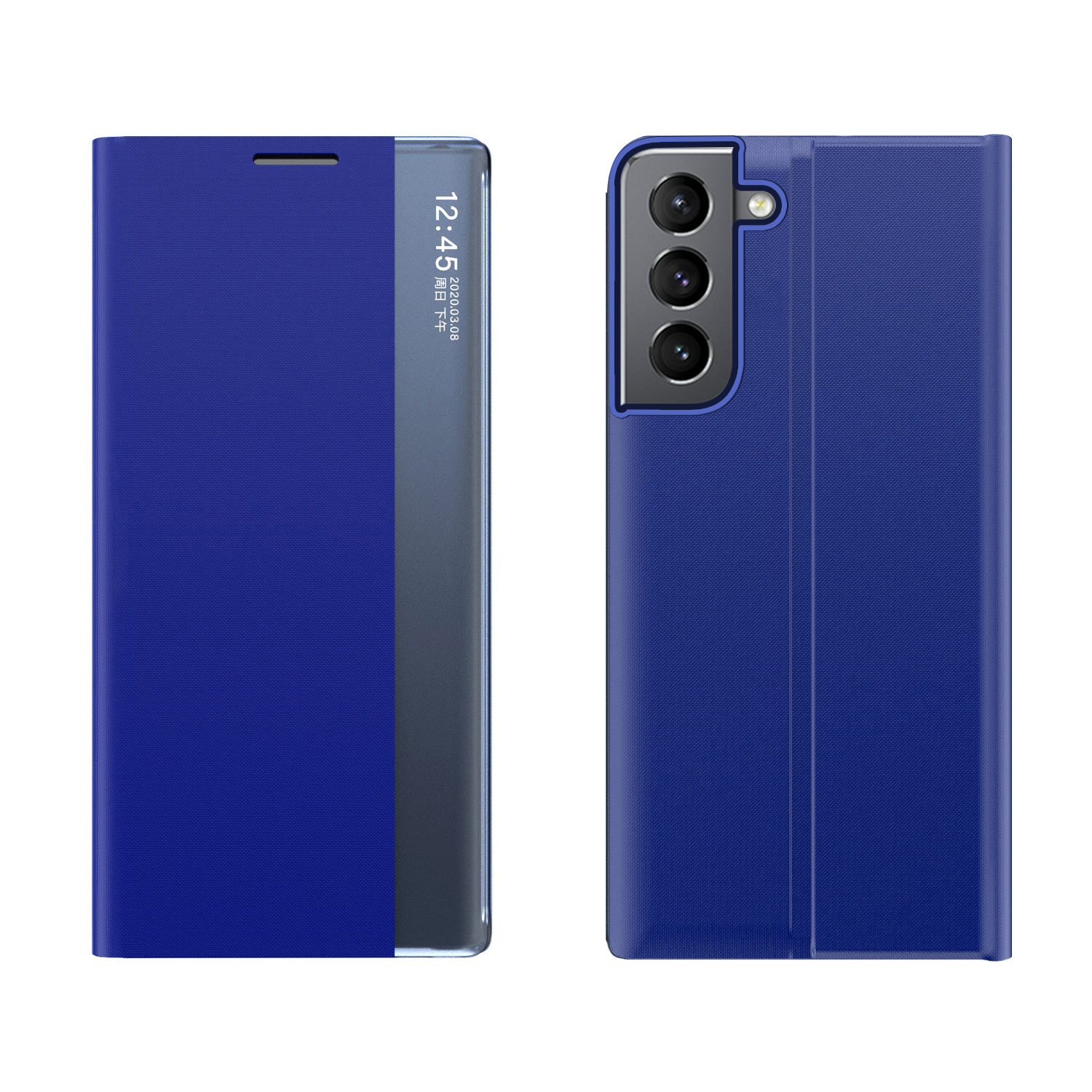 Naujas Sleep dėklas Samsung Galaxy S22 + (S22 Plus) mėlynas
