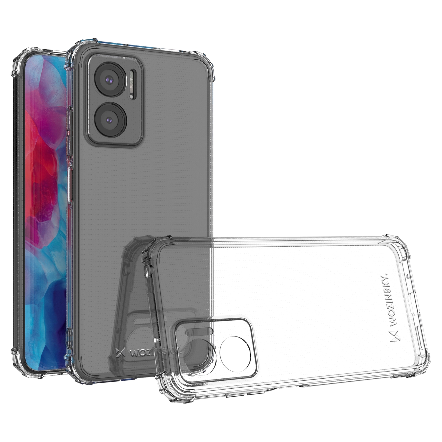 Wozinsky antišokinis apsauginis dėklas Xiaomi Redmi 10 skaidrus