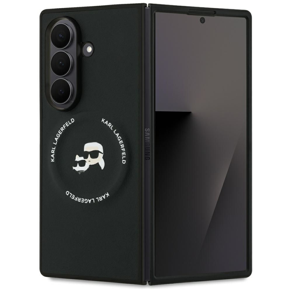 KARL LAGERFELD чехол SAMSUNG Z Fold7 KLHMZFD7PSMLRKCK совместимый с MagSafe (PU K&C) черный