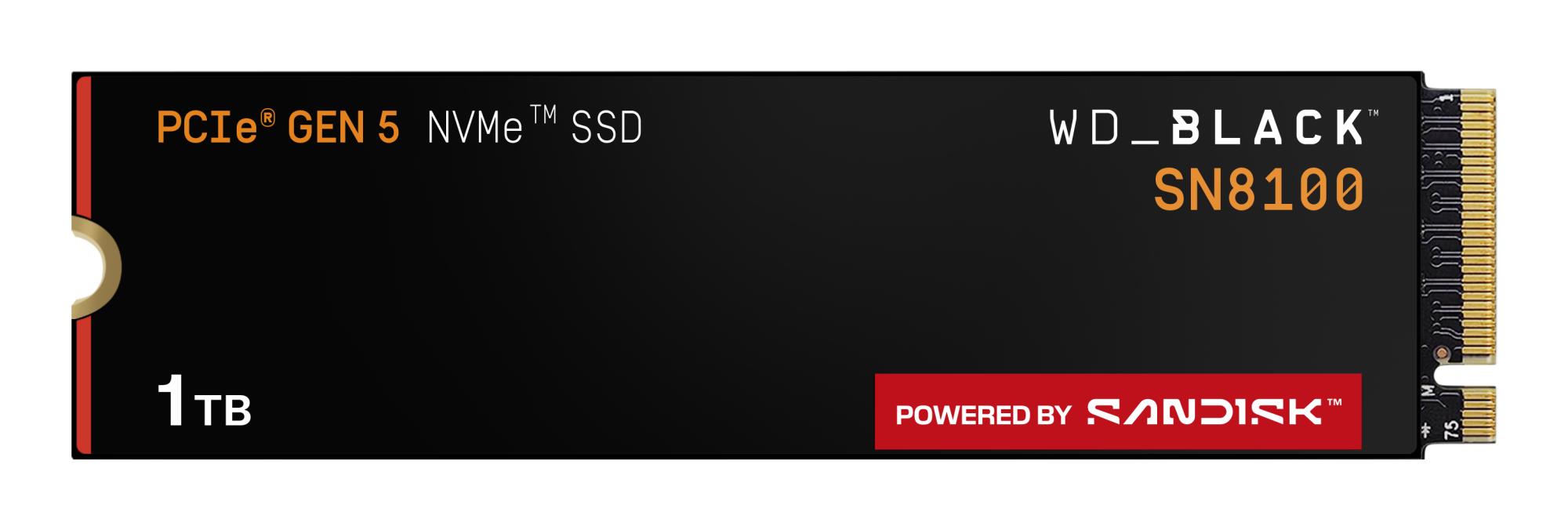 SSD diskas SanDisk Black SN8100 1TB M.2 NVMe PCIe 5.0