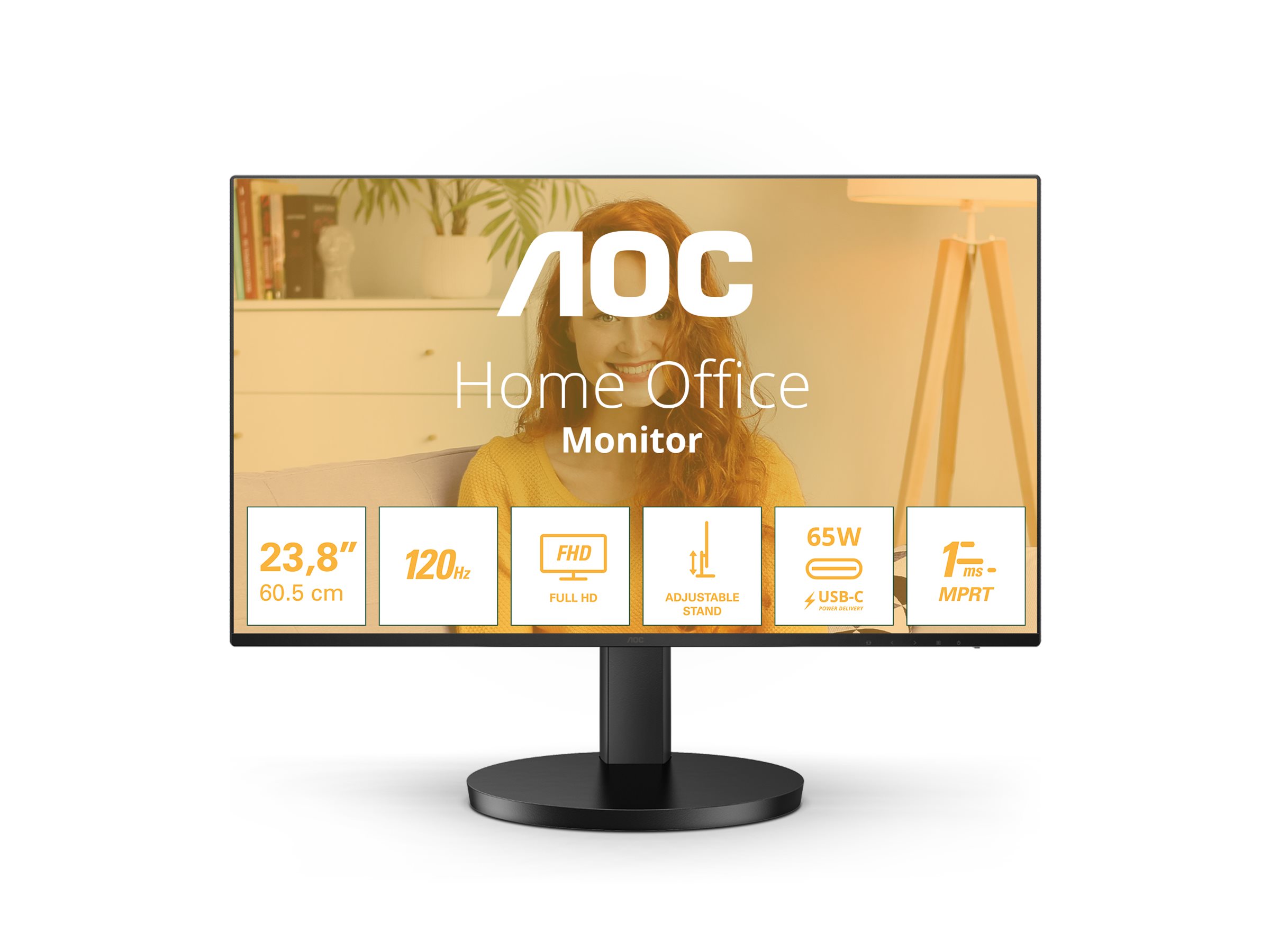 AOC 27B3CF2 monitorius 27" 1920x1080 100Hz IPS