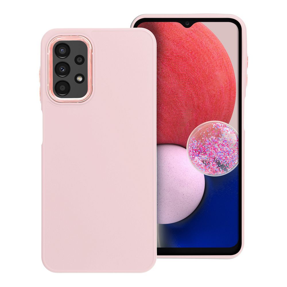 FRAME dėklas SAMSUNG A13 4G šviesiai rožinis