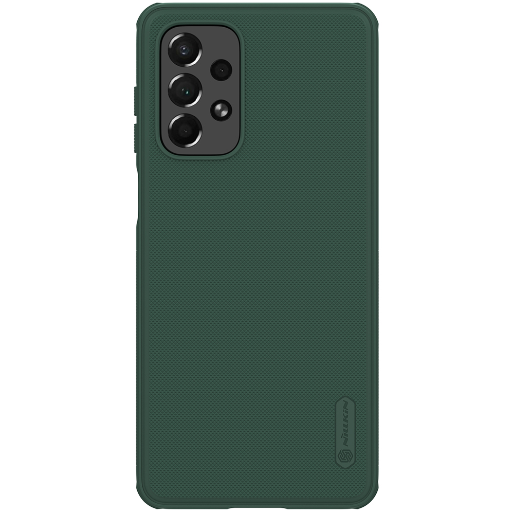 Nillkin Super Frosted Shield Pro прочный чехол для Samsung Galaxy A73 зелёный