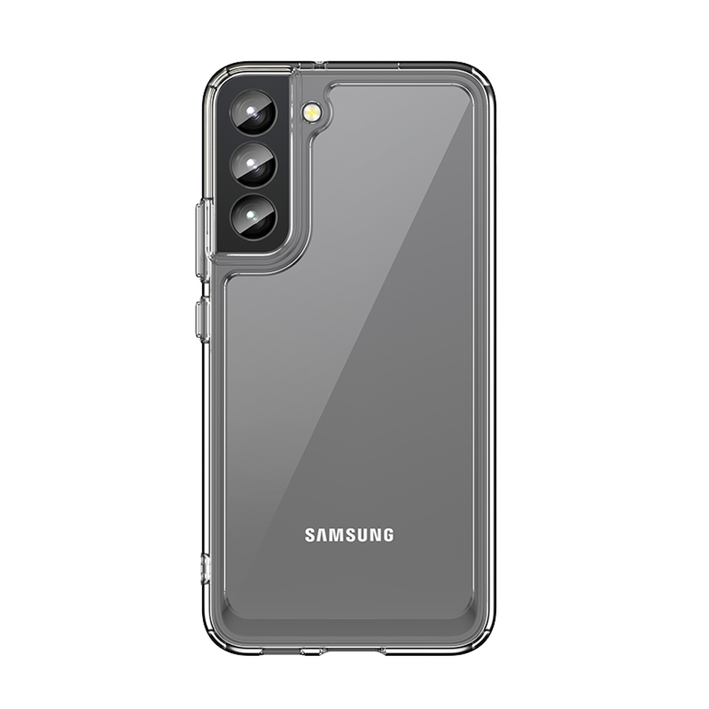 Outer Space Case чехол для Samsung Galaxy S22 + (S22 Plus) жёсткая крышка с гелевой рамкой прозрачный