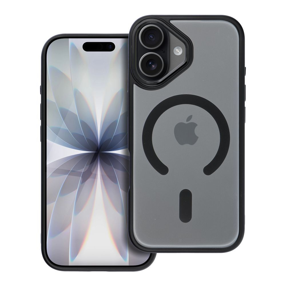 Чехол для iPhone 17 Matte Mag Cover совместимый с MagSafe чёрный