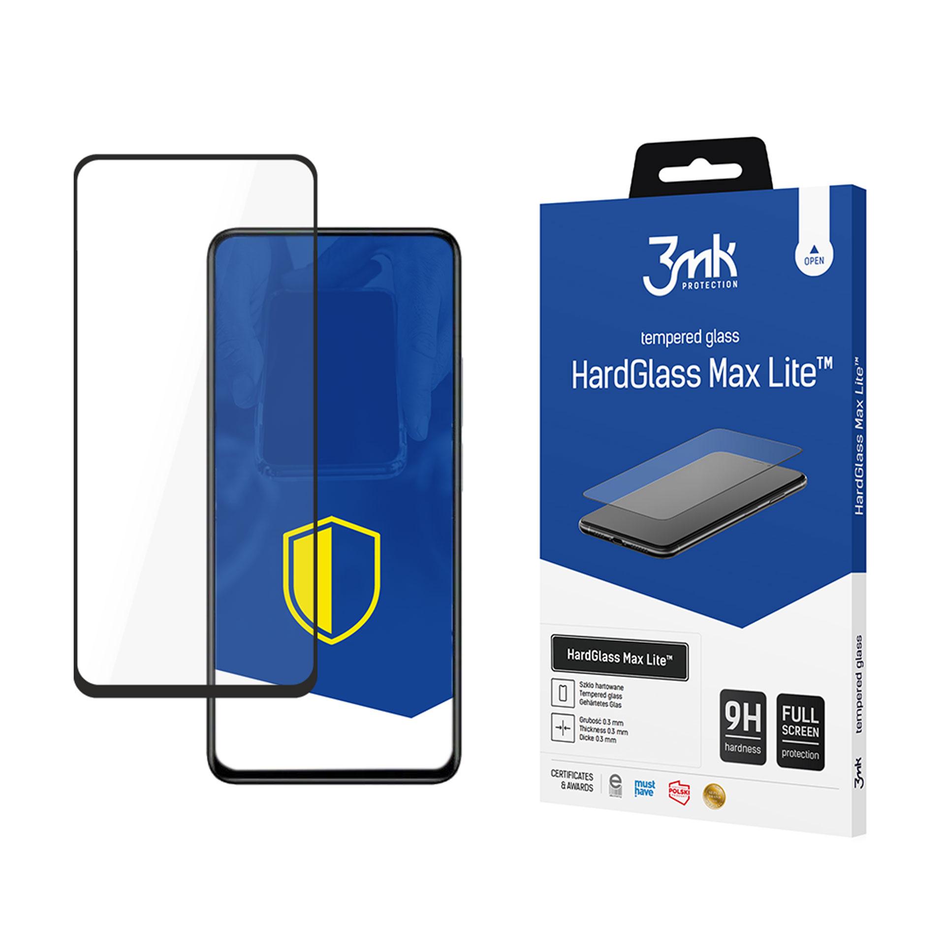 9H 3mk HardGlass Max Lite™ apsauginis stiklas ant Xiaomi Poco X4 Pro 5G