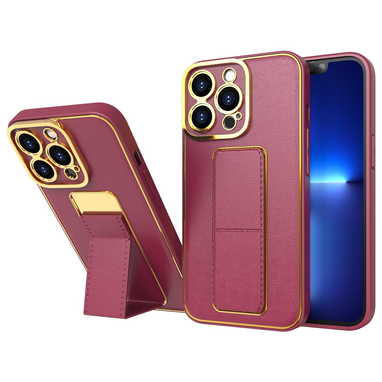 Чехол New Kickstand для Samsung Galaxy A13 с подставкой красный