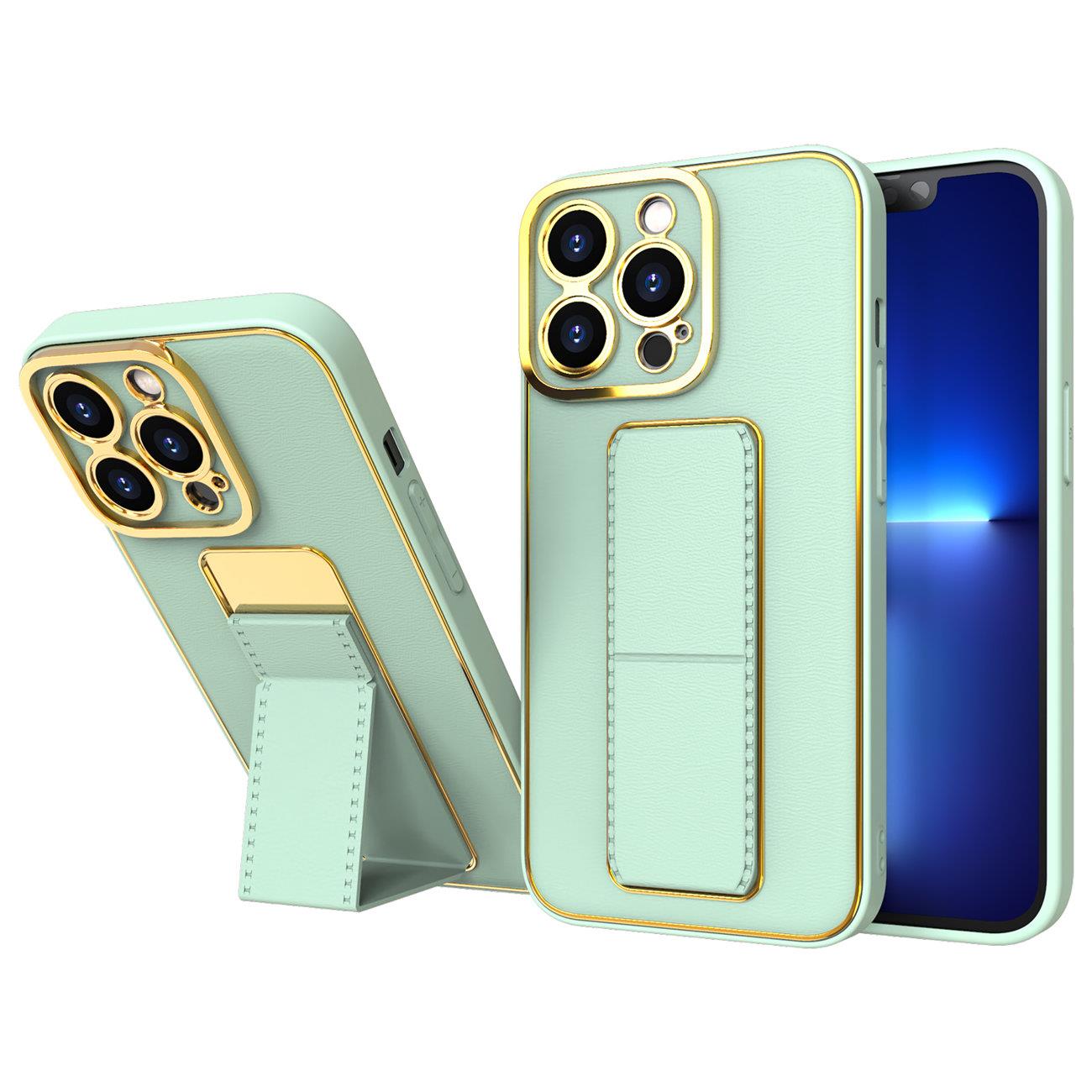 Чехол New Kickstand для Samsung Galaxy A13 с подставкой зелёный