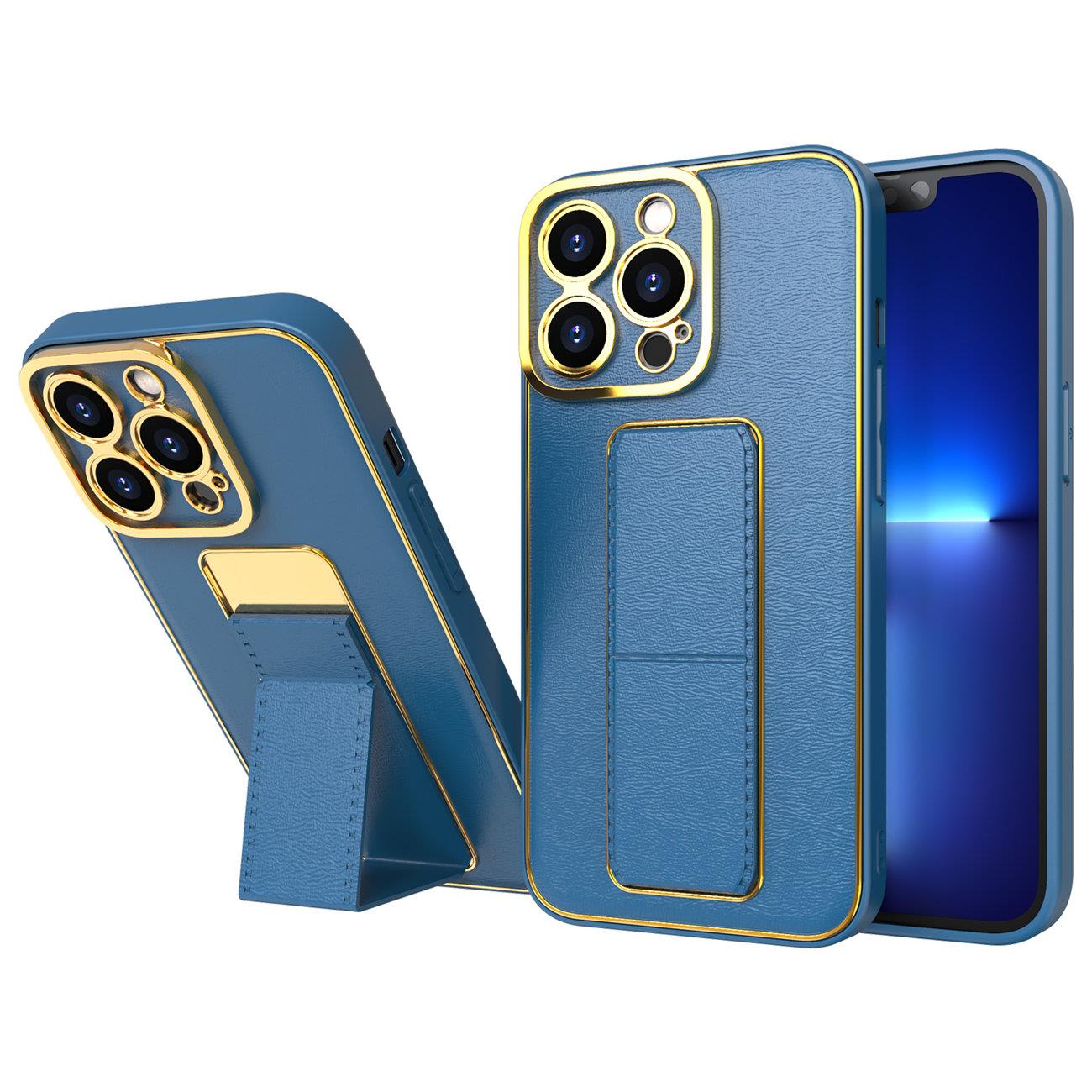 Чехол New Kickstand для Samsung Galaxy A12 5G с подставкой синий