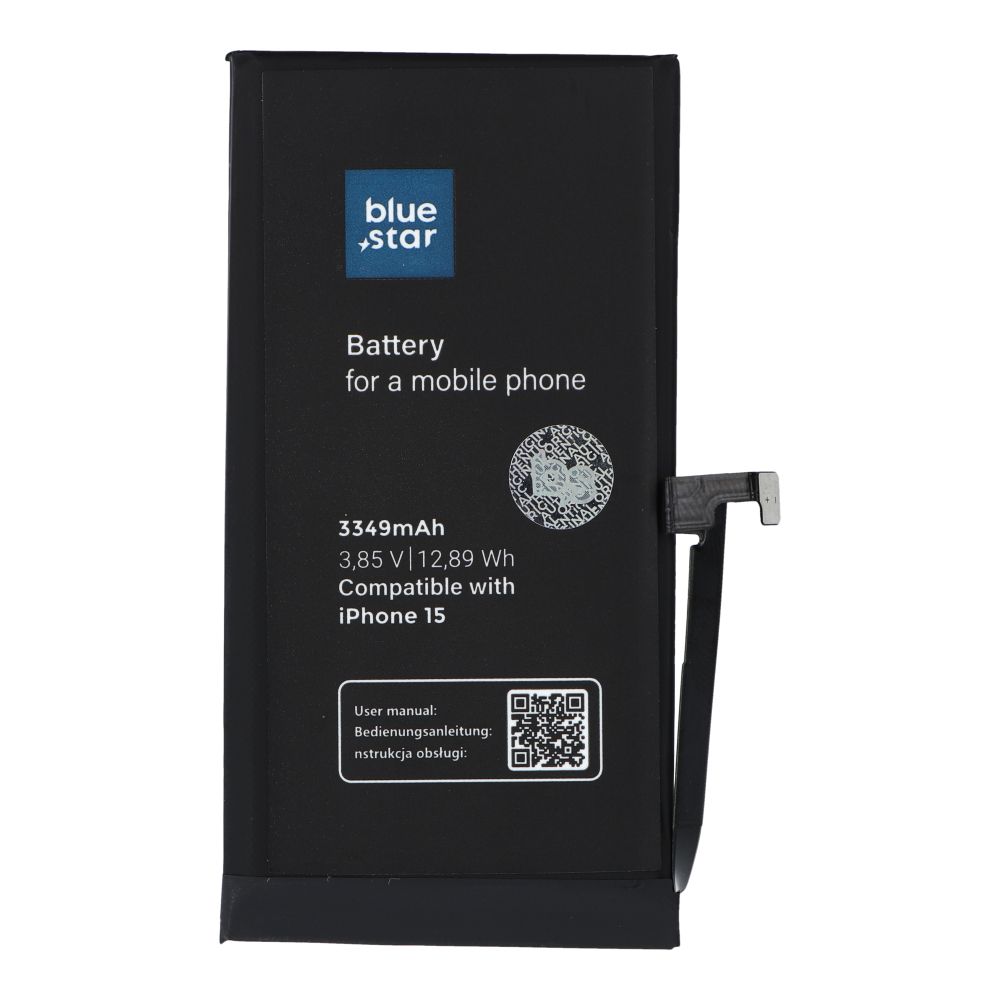 Аккумулятор для iPhone 15 3349 мАч Blue Star HQ