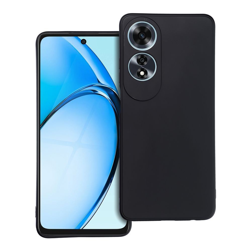 Matinis dėklas telefonui OPPO A60 juodas