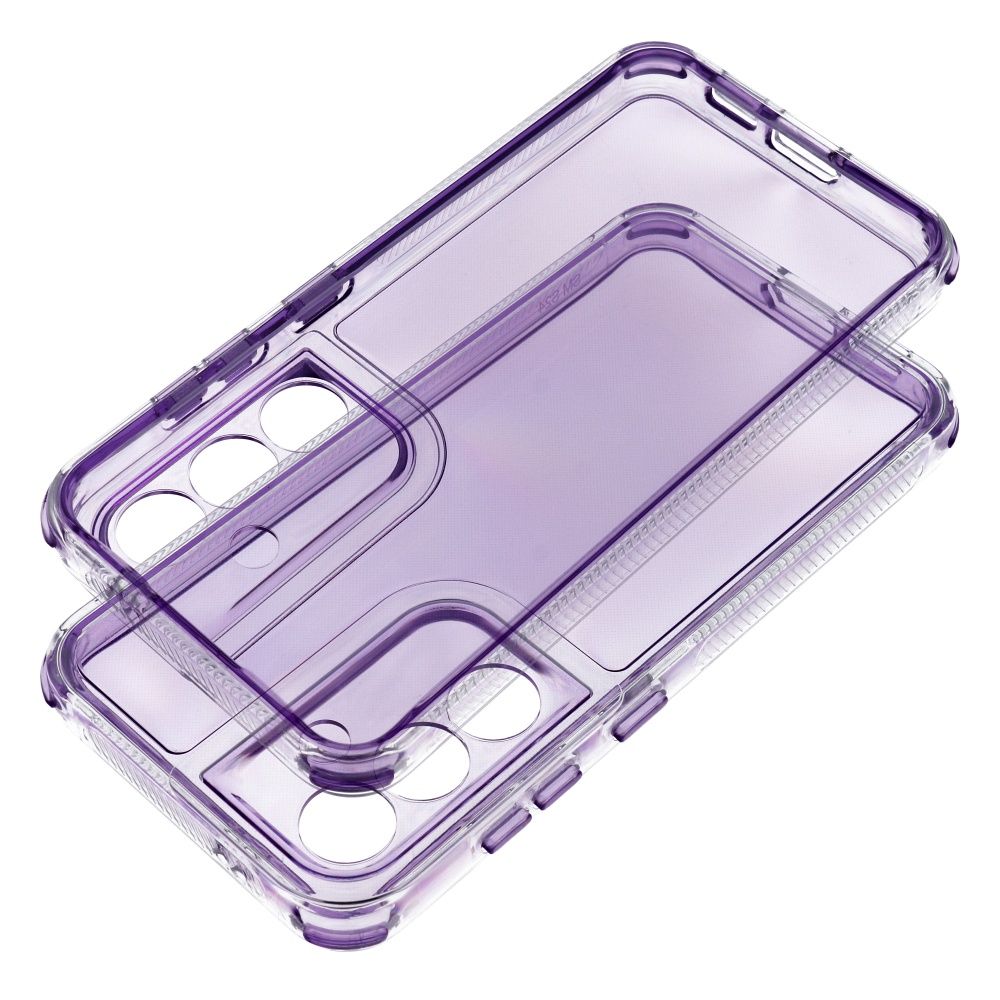MATRIX CLEAR dėklas telefonui SAMSUNG A07 šviesiai violetinis