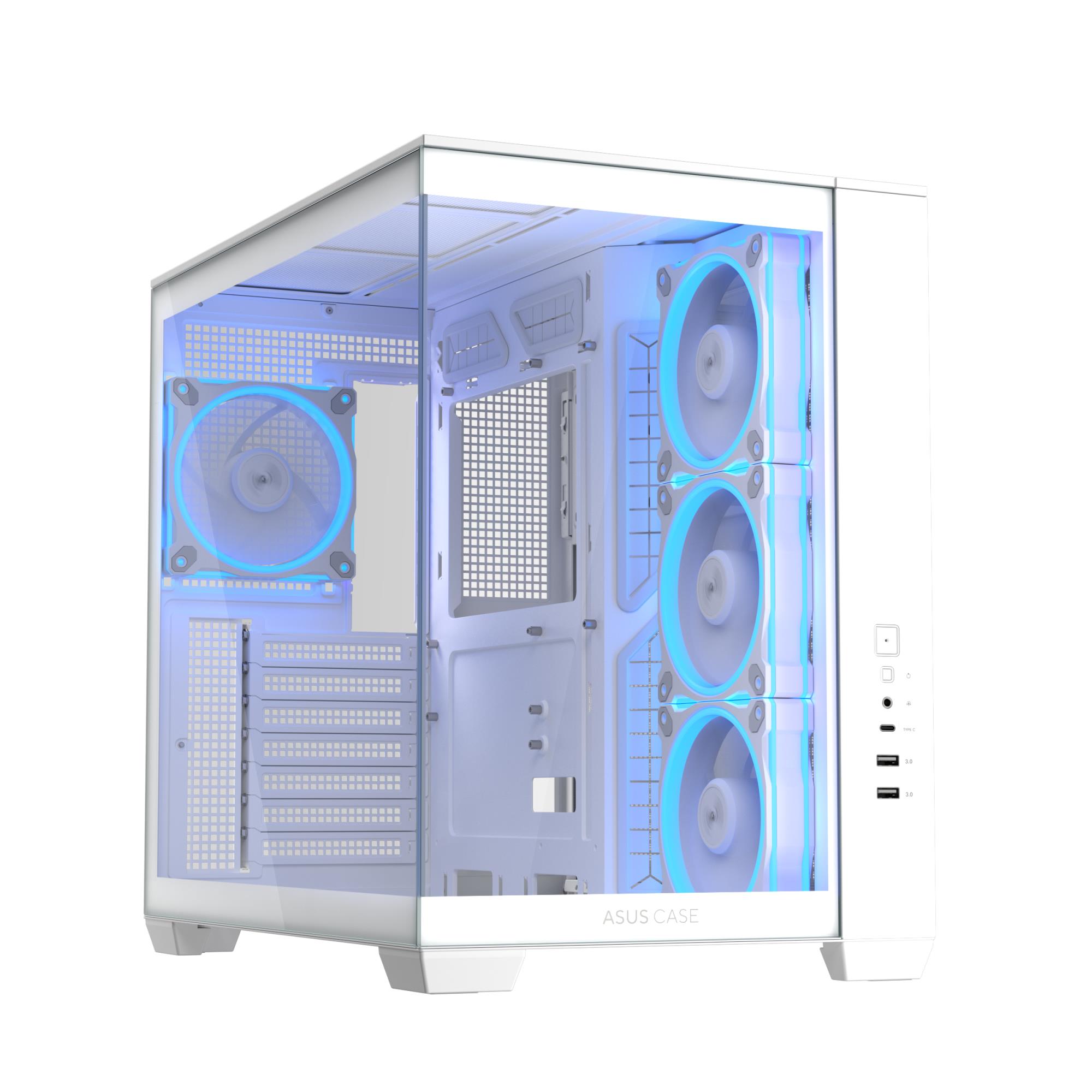 Asus A32 PLUS TG ARGB WHITE korpusas