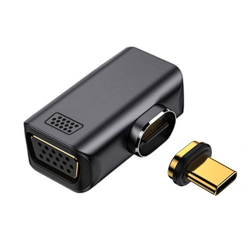 Magnetic USB Type-C to VGA Adapter, 1080P, 60Hz