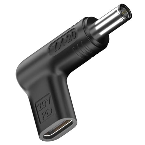 USB Type-C to DC 6.0x3.7 mm adapter