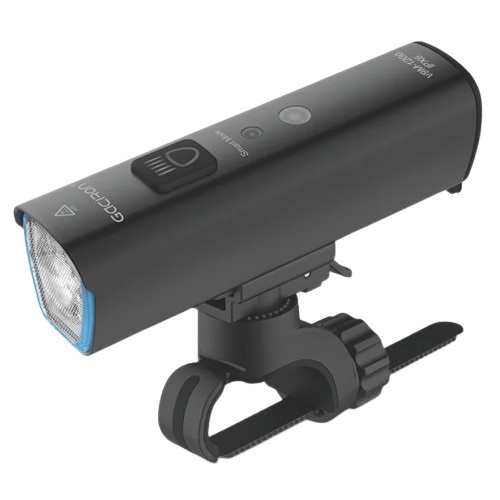HiSmart HS084639 įkraunamas priekinis dviračio žibintas, 1200 lm, 4400 mAh, IPX6