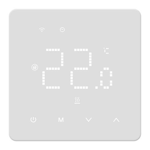 Tuya HT260010 programuojamas Wi-Fi termostatas vandeninei šildymo sistemai, 3 A, baltas