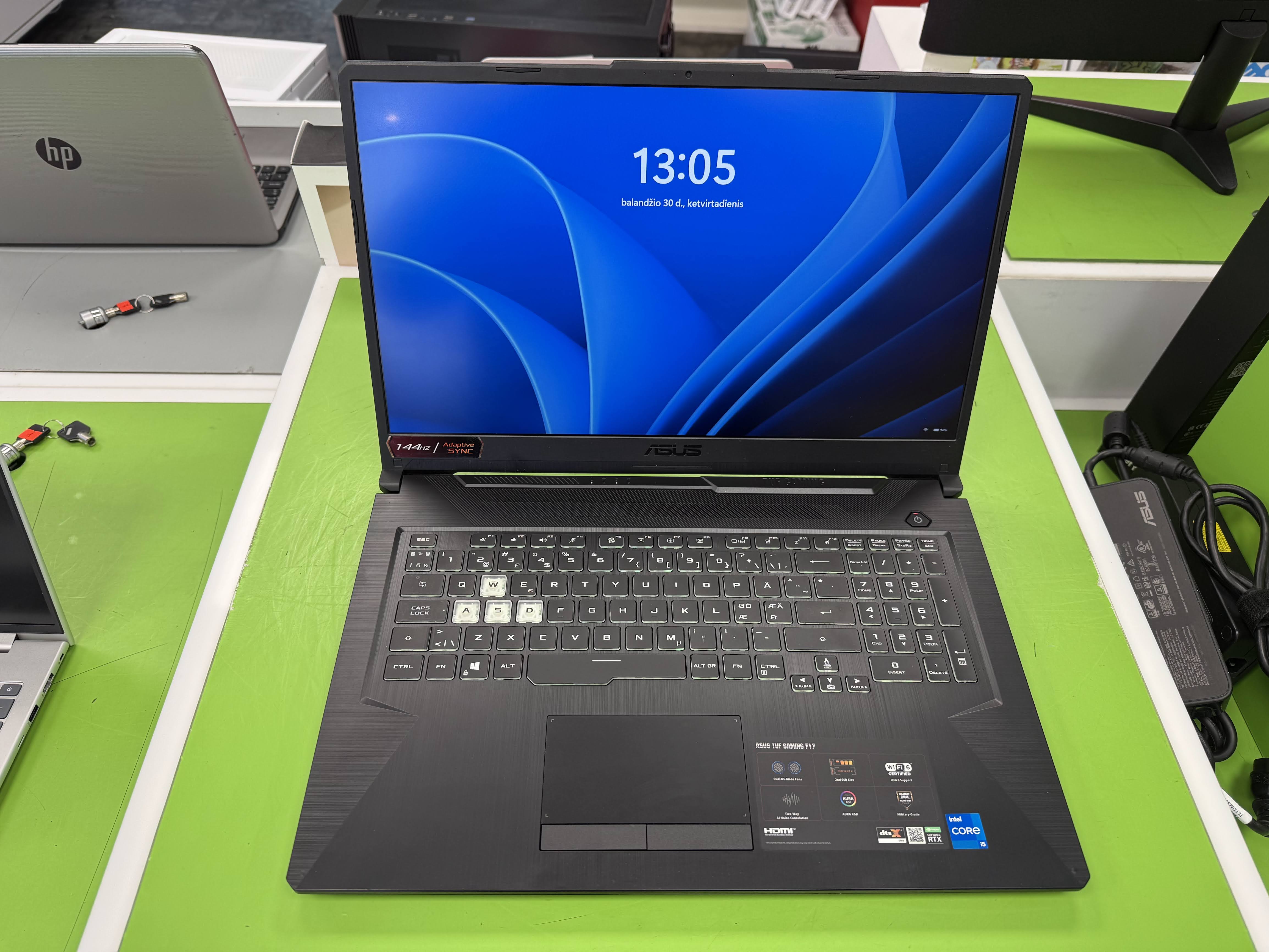 Asus TUF FX706H i5-11400H / RTX 3050 / 512GB SSD / 16GB DDR4 / 17.3" 144Hz