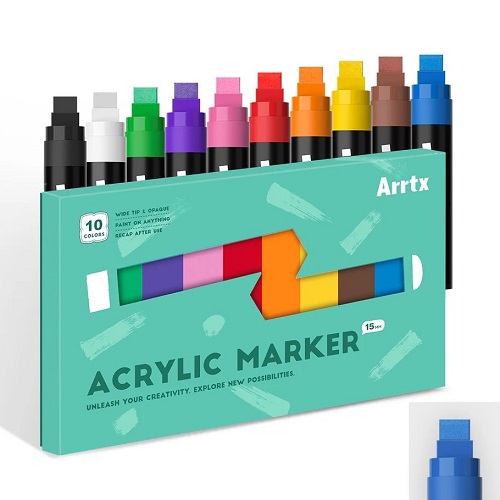 Acrylic marker pens ARRTX Jumbo 10 colours