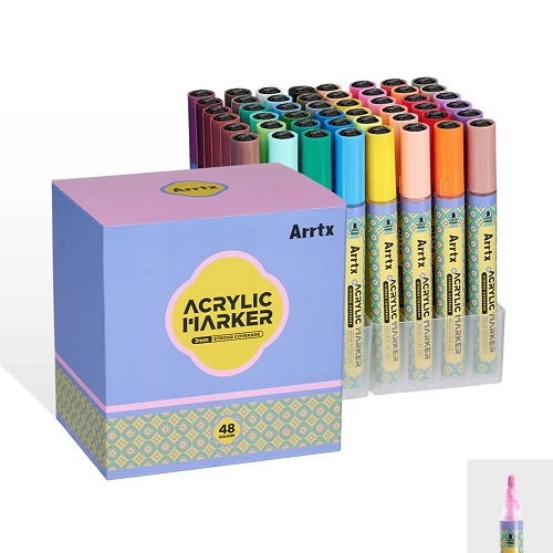 Acrylic marker pens ARRTX 48 colours