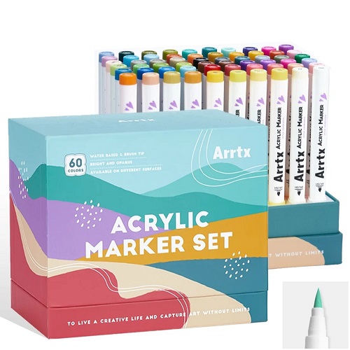 Acrylic marker pens ARRTX 60C 60 colours