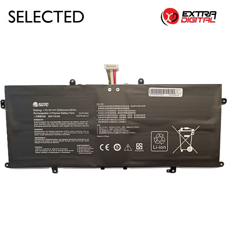 Notebook battery Asus C41N1904 3200mAh Extra Digital Selected