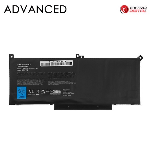 Notebook Battery DELL F3YGT 7200mAh Extra Digital Advanced