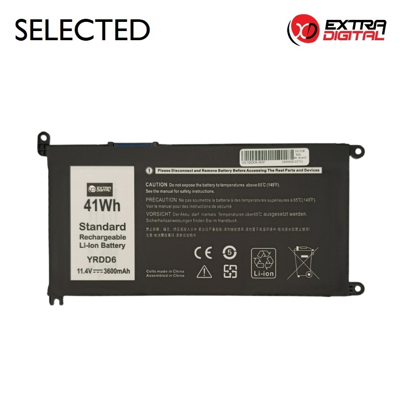Notebook Battery DELL YRDD6 3600mAh Extra Digital Selected
